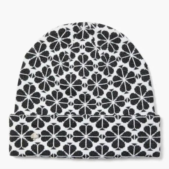 Kate Spade Flower Hat Beanie- French Cream